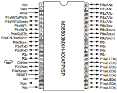 M38504M6-SP Datasheet PDF Renesas Electronics