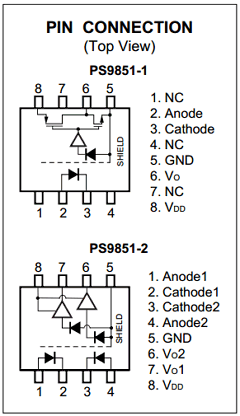 PS9851-1 Datasheet PDF Renesas Electronics