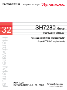 SH7280 Datasheet PDF Renesas Electronics