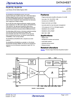 26104AVZ Datasheet PDF Renesas Electronics
