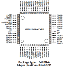 M38020E2-XXXSP Datasheet PDF Renesas Electronics
