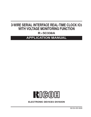 RV5C338A Datasheet PDF RICOH Co.,Ltd.