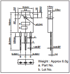 2SB1559 Datasheet PDF Sanken Electric co.,ltd.