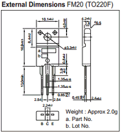 2SA1568 Datasheet PDF Sanken Electric co.,ltd.