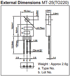 2SC3834 Datasheet PDF Sanken Electric co.,ltd.