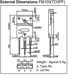 2SD2558 Datasheet PDF Sanken Electric co.,ltd.