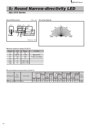 SEL1015 Datasheet PDF Sanken Electric co.,ltd.