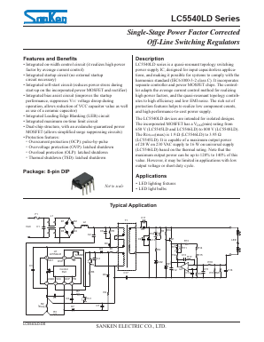 LC5546LD Datasheet PDF Sanken Electric co.,ltd.