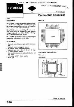 LV3100M Datasheet PDF SANYO -> Panasonic