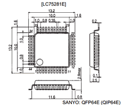 LC75281 Datasheet PDF SANYO -> Panasonic