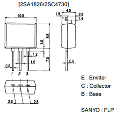 2SA1826 Datasheet PDF SANYO -> Panasonic