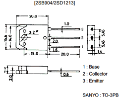 2SB904 Datasheet PDF SANYO -> Panasonic
