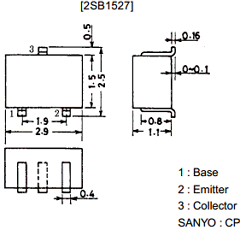 B1527 Datasheet PDF SANYO -> Panasonic