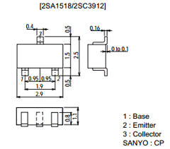 2SA1518 Datasheet PDF SANYO -> Panasonic