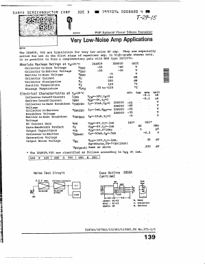 2SA929F Datasheet PDF SANYO -> Panasonic