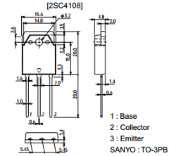 2SC4108 Datasheet PDF SANYO -> Panasonic