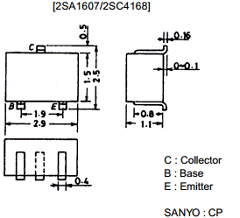 2SC4168 Datasheet PDF SANYO -> Panasonic