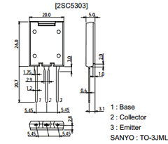 2SC5303 Datasheet PDF SANYO -> Panasonic