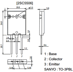 2SC5506 Datasheet PDF SANYO -> Panasonic
