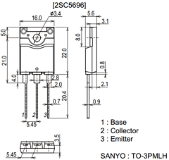 2SC5696 Datasheet PDF SANYO -> Panasonic