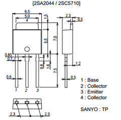 2SC5710 Datasheet PDF SANYO -> Panasonic