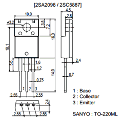 2SC5887 Datasheet PDF SANYO -> Panasonic