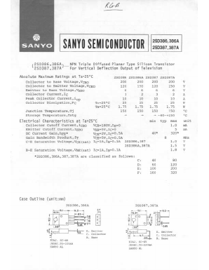 2SD386A Datasheet PDF SANYO -> Panasonic