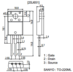 J651 Datasheet PDF SANYO -> Panasonic