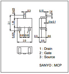 2SK3737 Datasheet PDF SANYO -> Panasonic