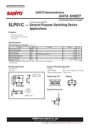 5LP01C-TB-E Datasheet PDF SANYO -> Panasonic
