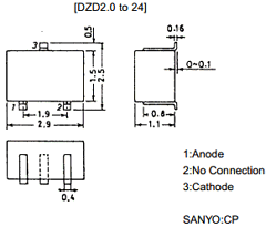 DZD10 Datasheet PDF SANYO -> Panasonic