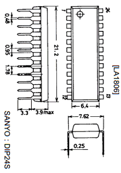 LA1806 Datasheet PDF SANYO -> Panasonic