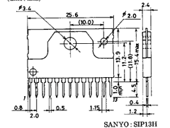 LA5605 Datasheet PDF SANYO -> Panasonic