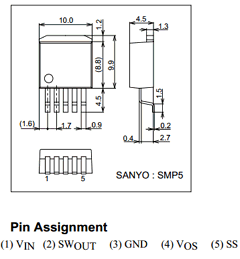 LA5774MP Datasheet PDF SANYO -> Panasonic