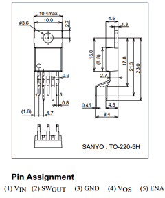 LA5779-E Datasheet PDF SANYO -> Panasonic