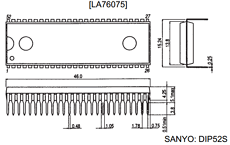LA76075 Datasheet PDF SANYO -> Panasonic