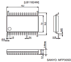 LB11824 Datasheet PDF SANYO -> Panasonic