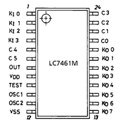 LC7461 Datasheet PDF SANYO -> Panasonic