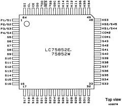 LC75852E Datasheet PDF SANYO -> Panasonic
