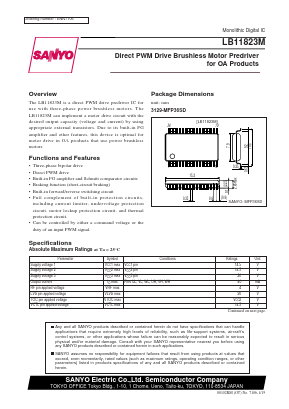 LB11823M Datasheet PDF SANYO -> Panasonic
