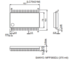 LC75421 Datasheet PDF SANYO -> Panasonic