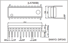 LA7565BM Datasheet PDF SANYO -> Panasonic