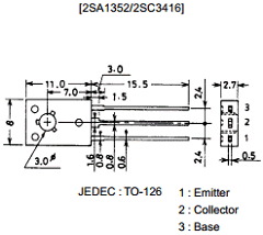2SA1352C Datasheet PDF SANYO -> Panasonic