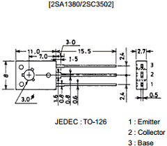 2SA1380 Datasheet PDF SANYO -> Panasonic