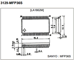 LA1862M Datasheet PDF SANYO -> Panasonic