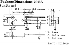 2SB1167 Datasheet PDF SANYO -> Panasonic