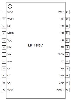 LB11683V Datasheet PDF SANYO -> Panasonic