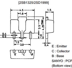 2SD1999 Datasheet PDF SANYO -> Panasonic