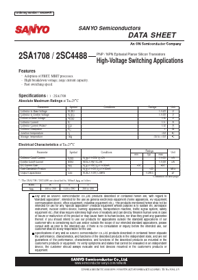 C4488 Datasheet PDF SANYO -> Panasonic