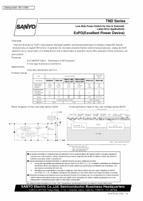 TND010F Datasheet PDF SANYO -> Panasonic